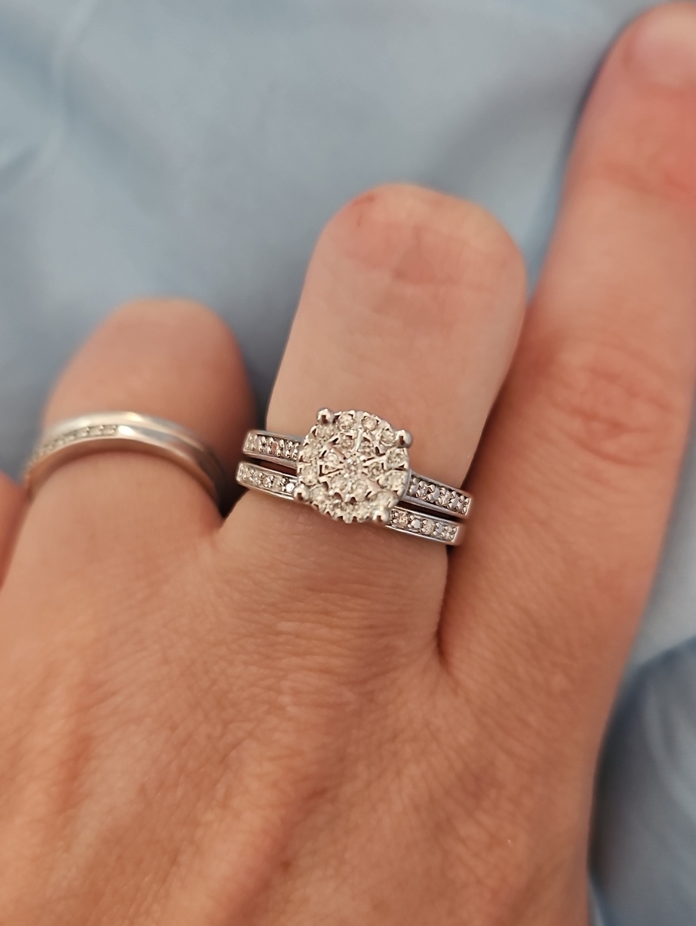 Diamond Wedding Ring Set